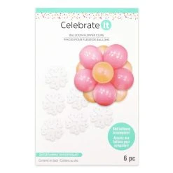 Cheap ⌛ 24 Packs: 6 ct. (144 total) Balloon Flower Clips by Celebrate It™ ✨