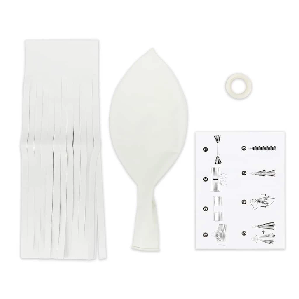 Wholesale π White Jumbo Balloon Kit by Celebrate It™ β 2 Wholesale π White Jumbo Balloon Kit by Celebrate It™ β - Image 2