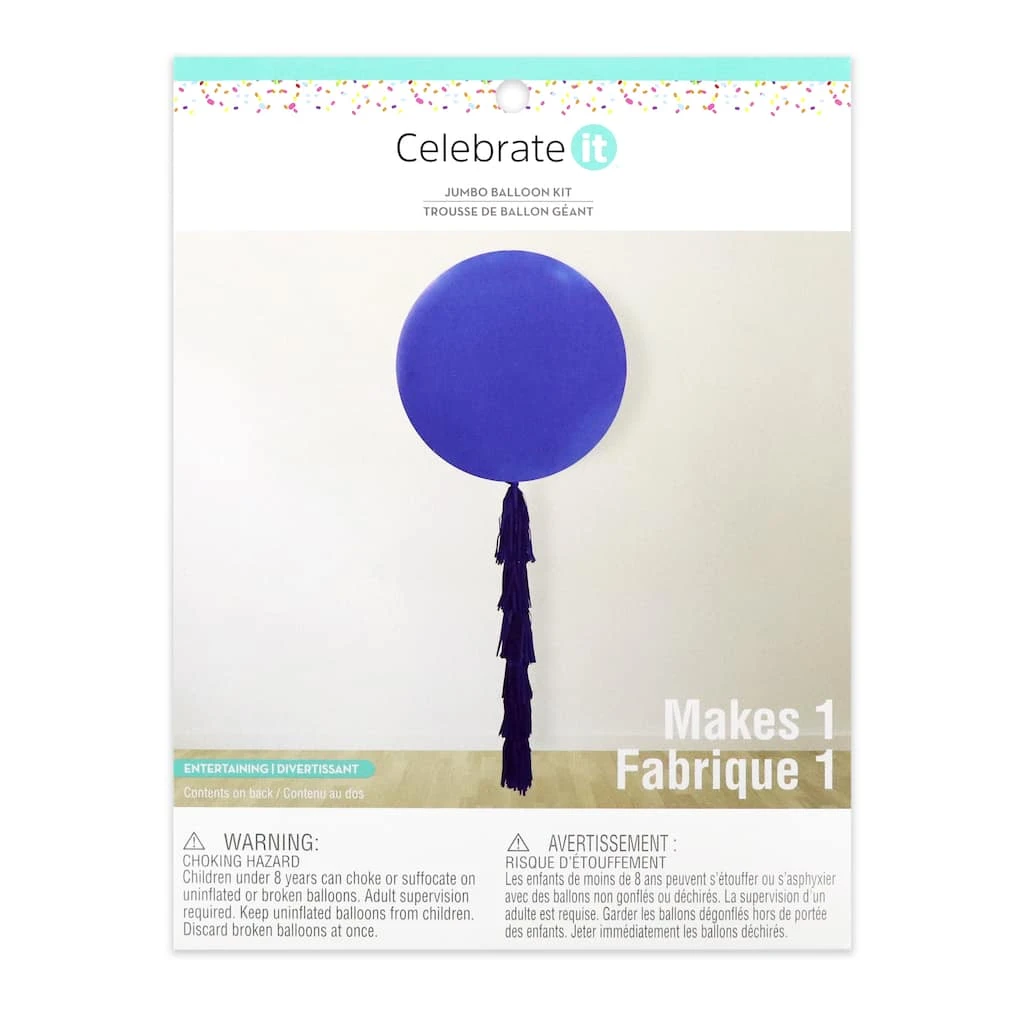 Hot Sale π Blue Jumbo Balloon Kit by Celebrate It™ π 1 Hot Sale π Blue Jumbo Balloon Kit by Celebrate It™ π