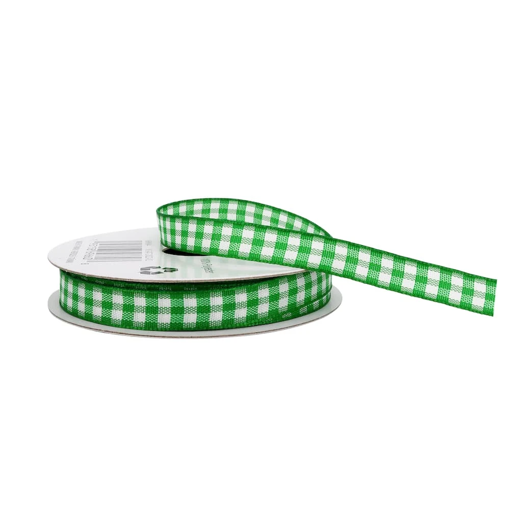 Best Sale ⌛ 3/8'' x 7yd. Gingham Ribbon by Celebrate It™ ⭐ 2 Best Sale ⌛ 3/8'' x 7yd. Gingham Ribbon by Celebrate It™ ⭐ - Image 2
