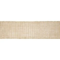 Outlet ⭐ 2.5'' x 3 yd. Metallic Jute Ribbon by Celebrate It® 🎁 -Celebrate It Sales Shop 10689910 3