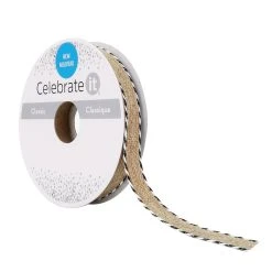 Best reviews of 🎉 3/8'' x 7yd. Linen Twist Edge Ribbon by Celebrate It® ✨