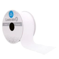 Best deal 🥰 12 Pack: 1.5" x 3yd. Grosgrain Wired Ribbon by Celebrate It™ 💯