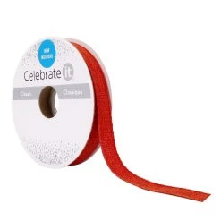 Best Pirce 🛒 3/8" x 7yd. Faux Linen Ribbon by Celebrate It® 🎁