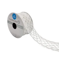 Brand new ❤️ 12 Pack: 1.75'' x 2yd. Lace Sequined Ribbon by Celebrate It® 🎉