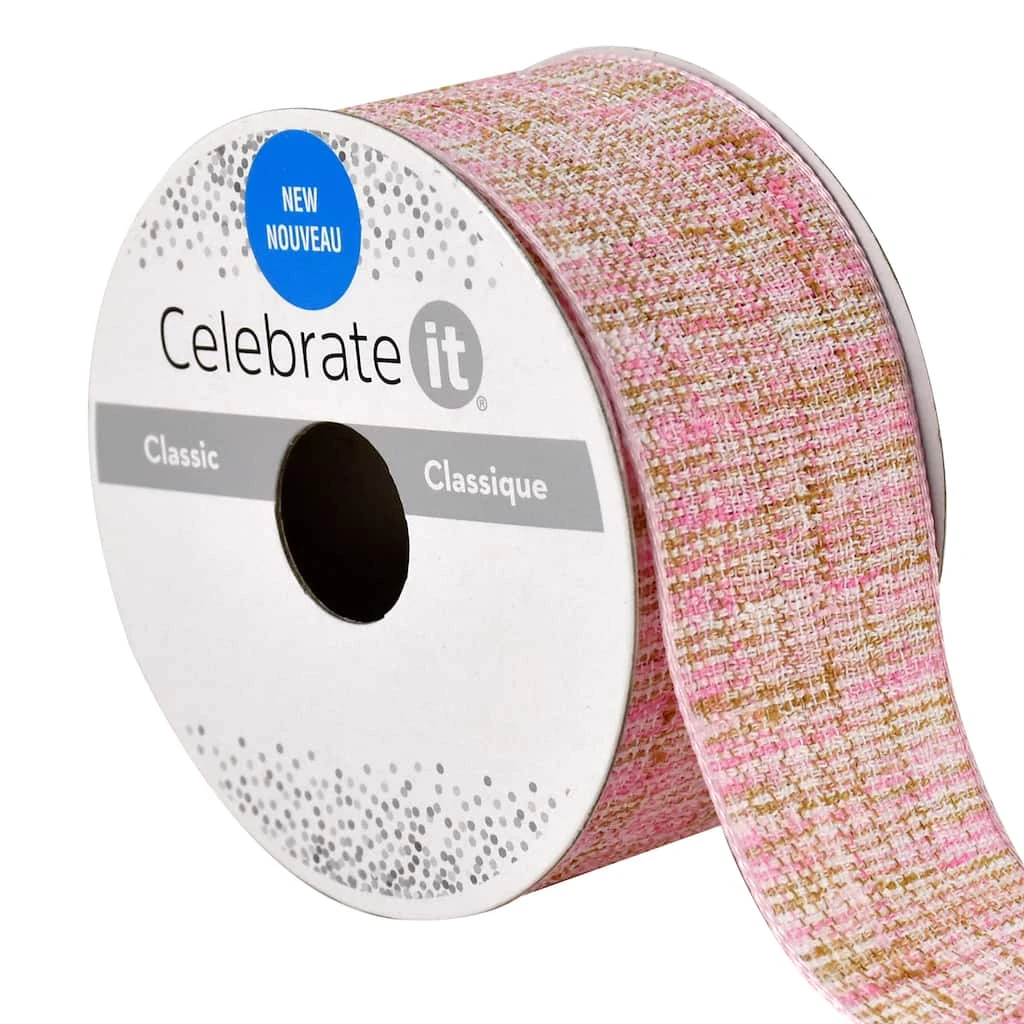 Wholesale π 1.5" x 3yd. Faux Cotton Wired Ribbon by Celebrate It® π₯° 1 Wholesale π 1.5" x 3yd. Faux Cotton Wired Ribbon by Celebrate It® π₯°