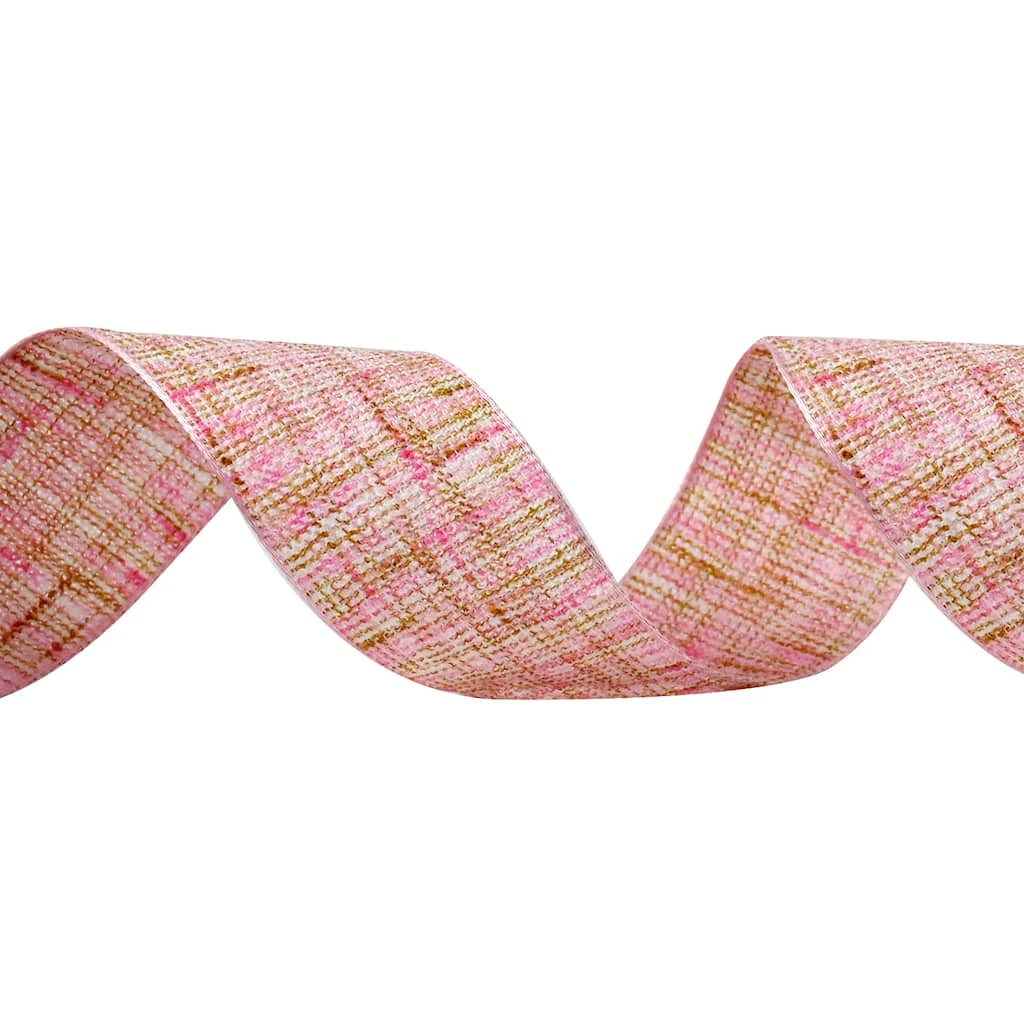 Wholesale π 1.5" x 3yd. Faux Cotton Wired Ribbon by Celebrate It® π₯° 2 Wholesale π 1.5" x 3yd. Faux Cotton Wired Ribbon by Celebrate It® π₯° - Image 2