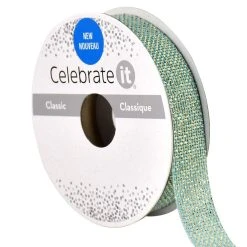 Wholesale ✨ 5/8" x 7yd. Metallic Ribbon by Celebrate It™ ✔️