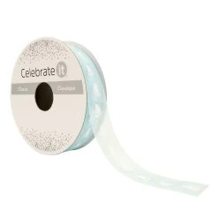 Best Sale 👏 5/8" x 7yd. Sheer Baby Foot Ribbon by Celebrate It® 🥰
