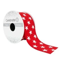 Best Sale 🎉 1.5" x 3yd. Grosgrain Star Ribbon by Celebrate It® ✔️