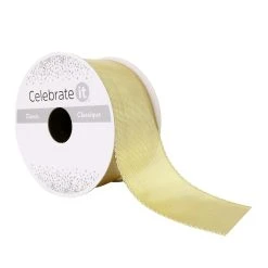Brand new ❤️ 1.5" x 3yd. Metallic Wired Ribbon by Celebrate It® 🔥
