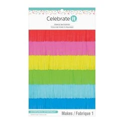 Discount 🌟 Bright Fringe Backdrop by Celebrate It™ ✨