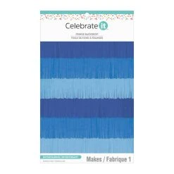 Brand new ❤️ Blue Fringe Backdrop by Celebrate It™ 😀