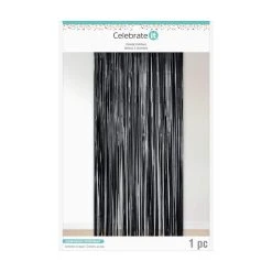 Hot Sale ⌛ Black Fringe Curtain by Celebrate It™ 🥰