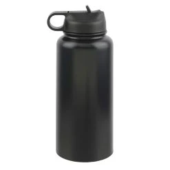 Best deal 🔥 32oz. Black Stainless Steel Water Bottle by Celebrate It™ ⭐