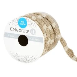 Best Pirce ✔️ 1/2" x 3yd. Jute Trim by Celebrate It® 🎁