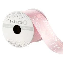 Best deal 🌟 2.5'' x 5 yd. It's a Girl Satin Ribbon by Celebrate It® ❤️