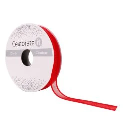 Deals 👏 3/8" x 5yd. Sheer Satin Ribbon by Celebrate It® ✔️