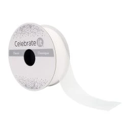 Budget ⭐ 7/8" x 10yd. Sheer Ribbon by Celebrate It™ 🎉