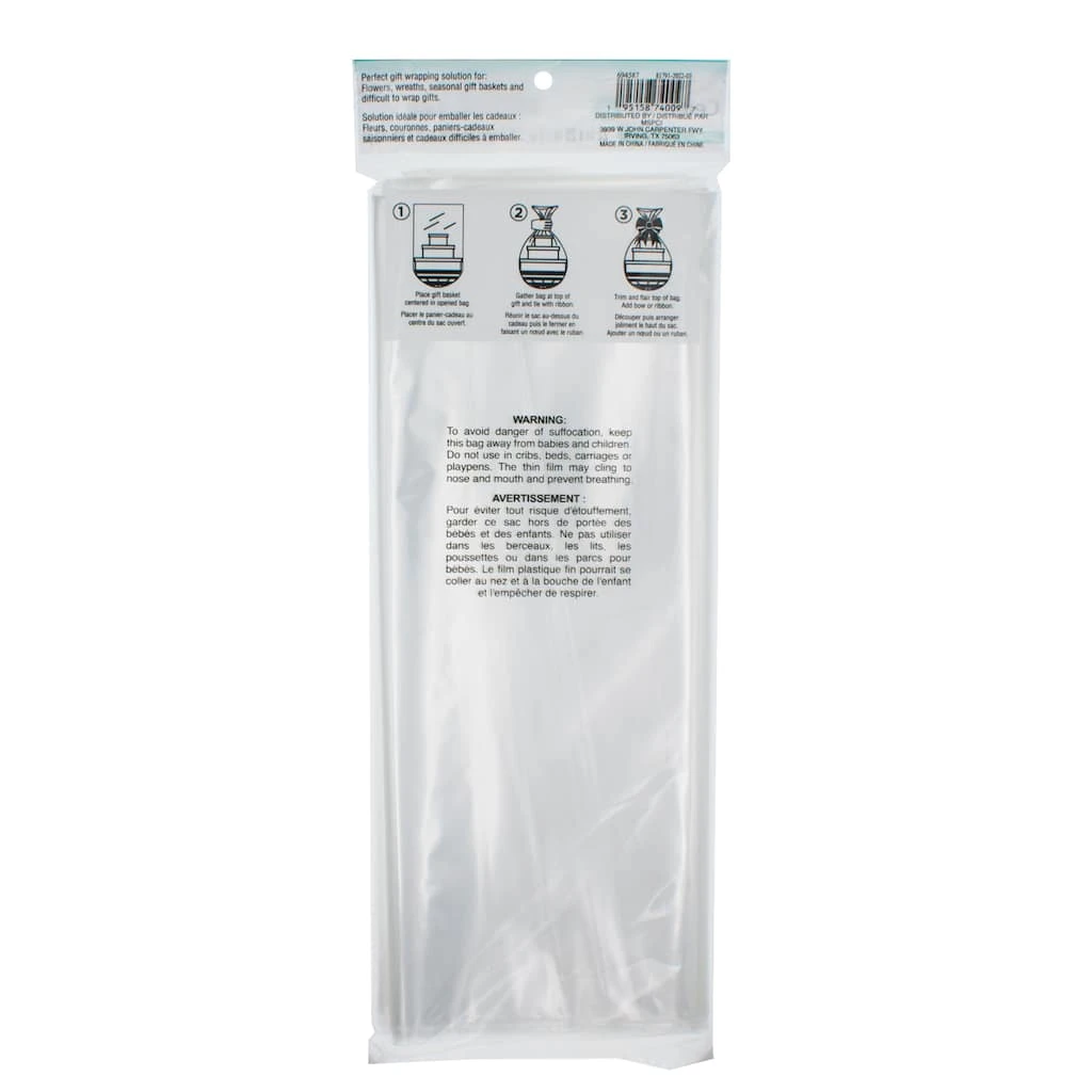 Top 10 ❤️ Large Clear Basket Gift Bags by Celebrate It™, 12ct. 😉 3 Top 10 ❤️ Large Clear Basket Gift Bags by Celebrate It™, 12ct. 😉 - Image 3