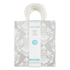 Promo 🧨 Silver Mixed Print Gift Bag Value Pack by Celebrate It™ ✔️