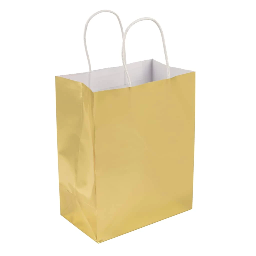 Discount ⌛ Medium Gold Gift Bag Value Pack by Celebrate It™ ⭐ 2 Discount ⌛ Medium Gold Gift Bag Value Pack by Celebrate It™ ⭐ - Image 2