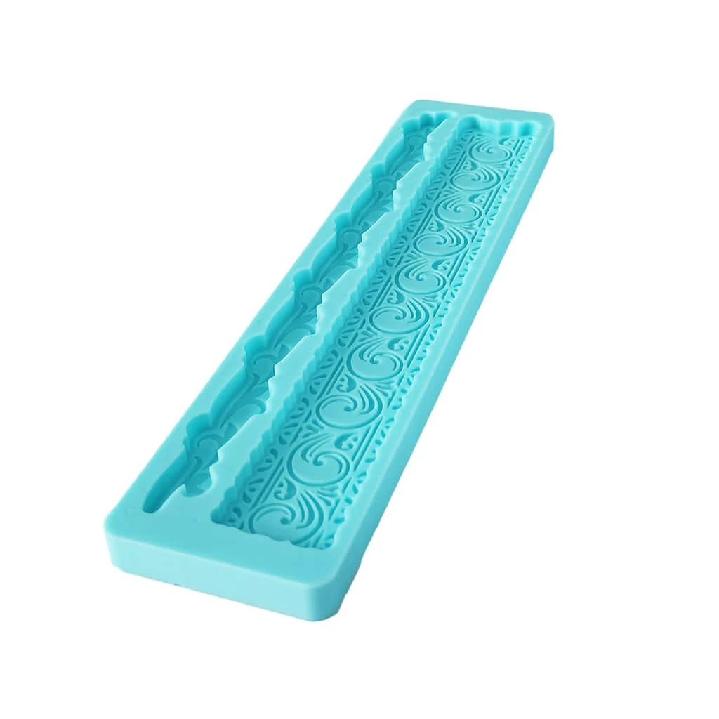 Best Sale 🤩 Scroll Silicone Fondant Border Mold by Celebrate It® 🎉 2 Best Sale 🤩 Scroll Silicone Fondant Border Mold by Celebrate It® 🎉 - Image 2