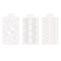 Best Pirce ⭐ Elegant Print Cake Stencils by Celebrate It® ✔️