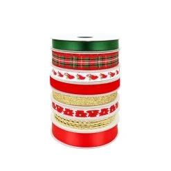 Discount ✔️ Meet Me Under the Mistletoe Ribbon Variety Pack by Celebrate It™ Christmas 😍