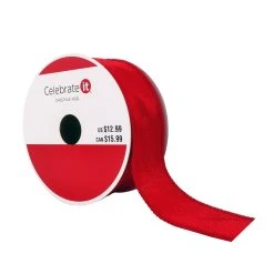 Coupon 👍 1.5" x 25ft. Velvet Wired Ribbon by Celebrate It® 😉 Christmas ⭐