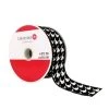 Cheap 🥰 1.5" x 25ft. Taffeta Wired Houndstooth Ribbon by Celebrate It® Christmas 🔥