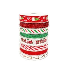 Buy 🔔 2.6yd. ❄ Christmas Ribbon Variety Pack by Celebrate It™ 🔔