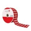Coupon ✔️ 1.5" x 25ft. Taffeta Wired Houndstooth Ribbon by Celebrate It® 💯 Christmas 🎉