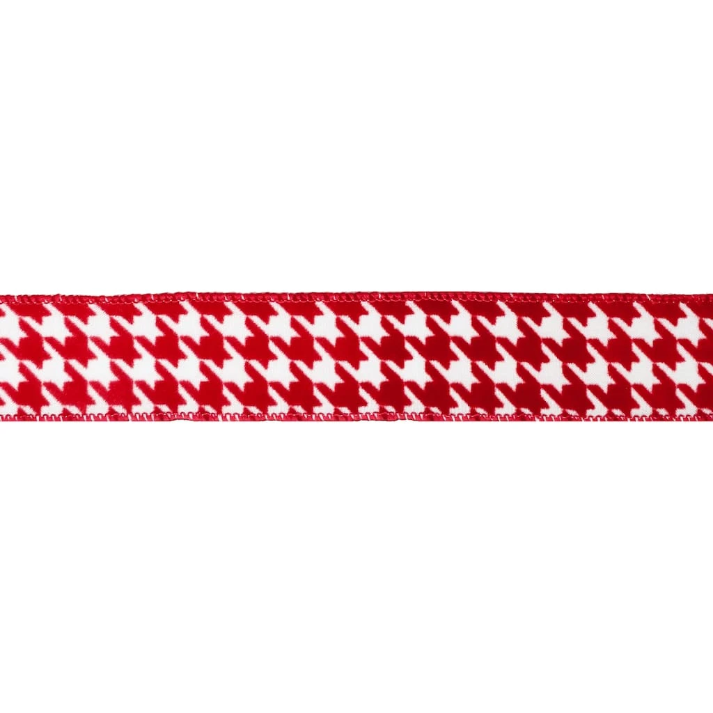 Coupon βοΈ 1.5" x 25ft. Taffeta Wired Houndstooth Ribbon by Celebrate It® π― Christmas π 3 Coupon βοΈ 1.5" x 25ft. Taffeta Wired Houndstooth Ribbon by Celebrate It® π― Christmas π - Image 3