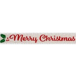 Best Sale 🎉 3/8" x 12ft. Merry ❄ Christmas Ribbon by Celebrate It® ❄ Christmas ❤️ -Celebrate It Sales Shop 10696014 3
