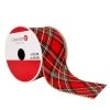 Brand new 🛒 2.5" x 20ft. Taffeta Wired Tartan Ribbon by Celebrate It® ❄ Christmas ⌛