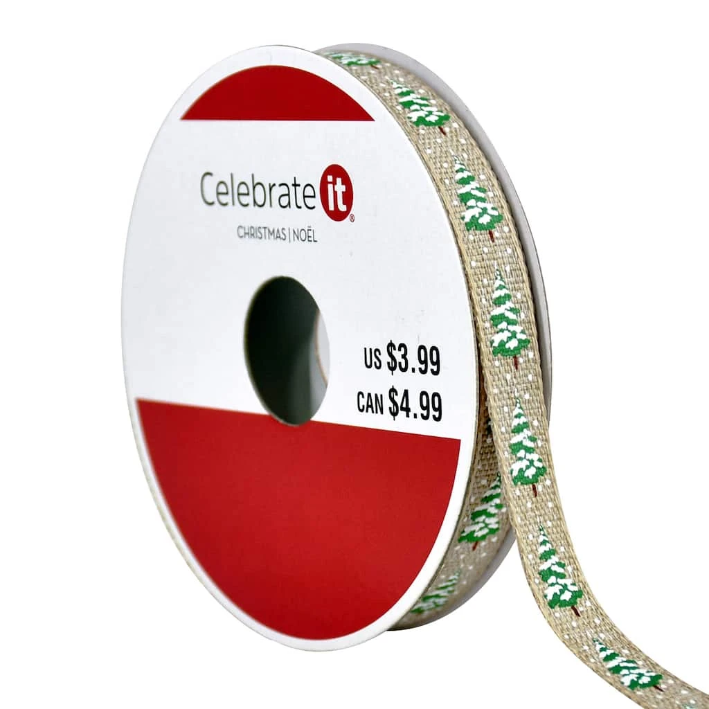 Cheap ⌛ 3/8" x 12ft. Holiday Tree Ribbon by Celebrate It® ❤️ Christmas ❤️ 1 Cheap ⌛ 3/8" x 12ft. Holiday Tree Ribbon by Celebrate It® ❤️ Christmas ❤️