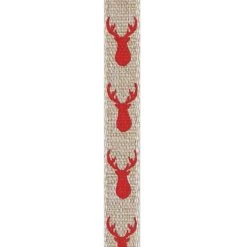 Wholesale 🛒 3/8" x 12ft. Deer Ribbon by Celebrate It® Christmas 😉 -Celebrate It Sales Shop 10696023 3