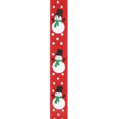 Coupon ⌛ 3/8" x 4yd. Iridescent Snowman Ribbon by Celebrate It® 🤩 Christmas ⌛ -Celebrate It Sales Shop 10696038 3