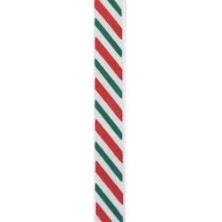 Best Pirce 👏 3/8" x 4yd. Striped Ribbon by Celebrate It® ✔️ Christmas ⌛ -Celebrate It Sales Shop 10696045 3