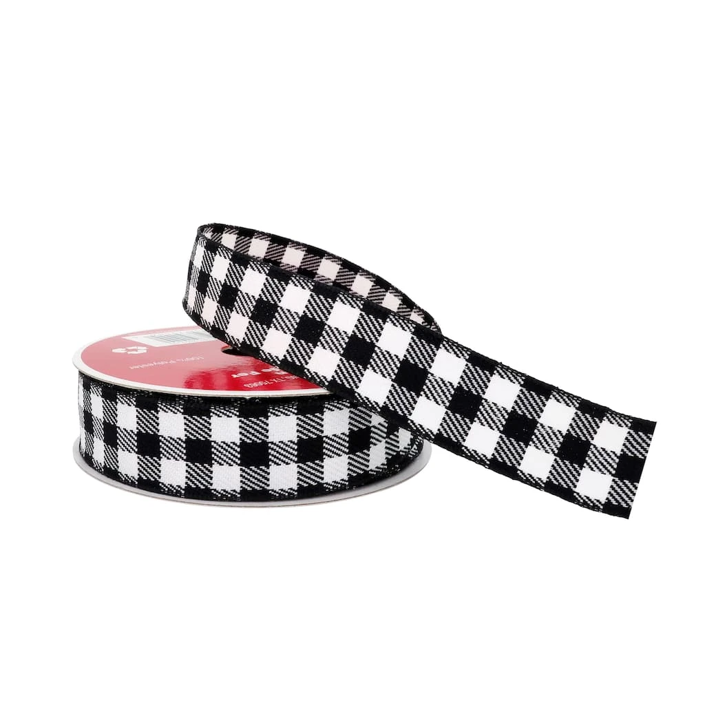 Coupon π 7/8" x 24ft. Wired Check Ribbon by Celebrate It® Christmas π₯° 2 Coupon π 7/8" x 24ft. Wired Check Ribbon by Celebrate It® Christmas π₯° - Image 2