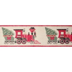 Top 10 𧨠2.5" x 20ft. Wired Faux Linen Train Ribbon by Celebrate It® Christmas π 5 Top 10 𧨠2.5" x 20ft. Wired Faux Linen Train Ribbon by Celebrate It® Christmas π -Celebrate It Sales Shop 10696064 3