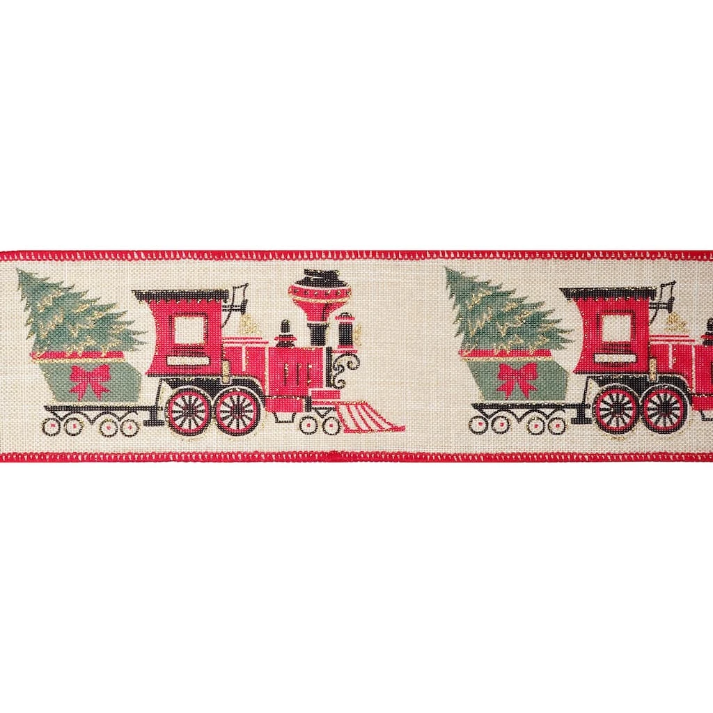 Top 10 𧨠2.5" x 20ft. Wired Faux Linen Train Ribbon by Celebrate It® Christmas π 3 Top 10 𧨠2.5" x 20ft. Wired Faux Linen Train Ribbon by Celebrate It® Christmas π - Image 3