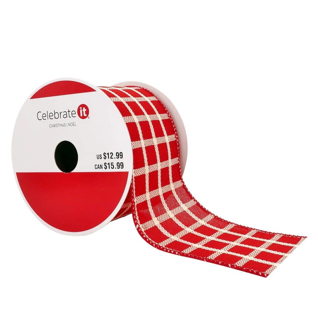 Best reviews of π 2.5" x 20ft. Wired Check Ribbon by Celebrate It® β Christmas π 1 Best reviews of π 2.5" x 20ft. Wired Check Ribbon by Celebrate It® β Christmas π