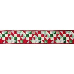 Promo π 1.5" x 30ft. Faux Linen Wired Quilt Pattern Ribbon by Celebrate It™ Christmas π 5 Promo π 1.5" x 30ft. Faux Linen Wired Quilt Pattern Ribbon by Celebrate It™ Christmas π -Celebrate It Sales Shop 10696122 3