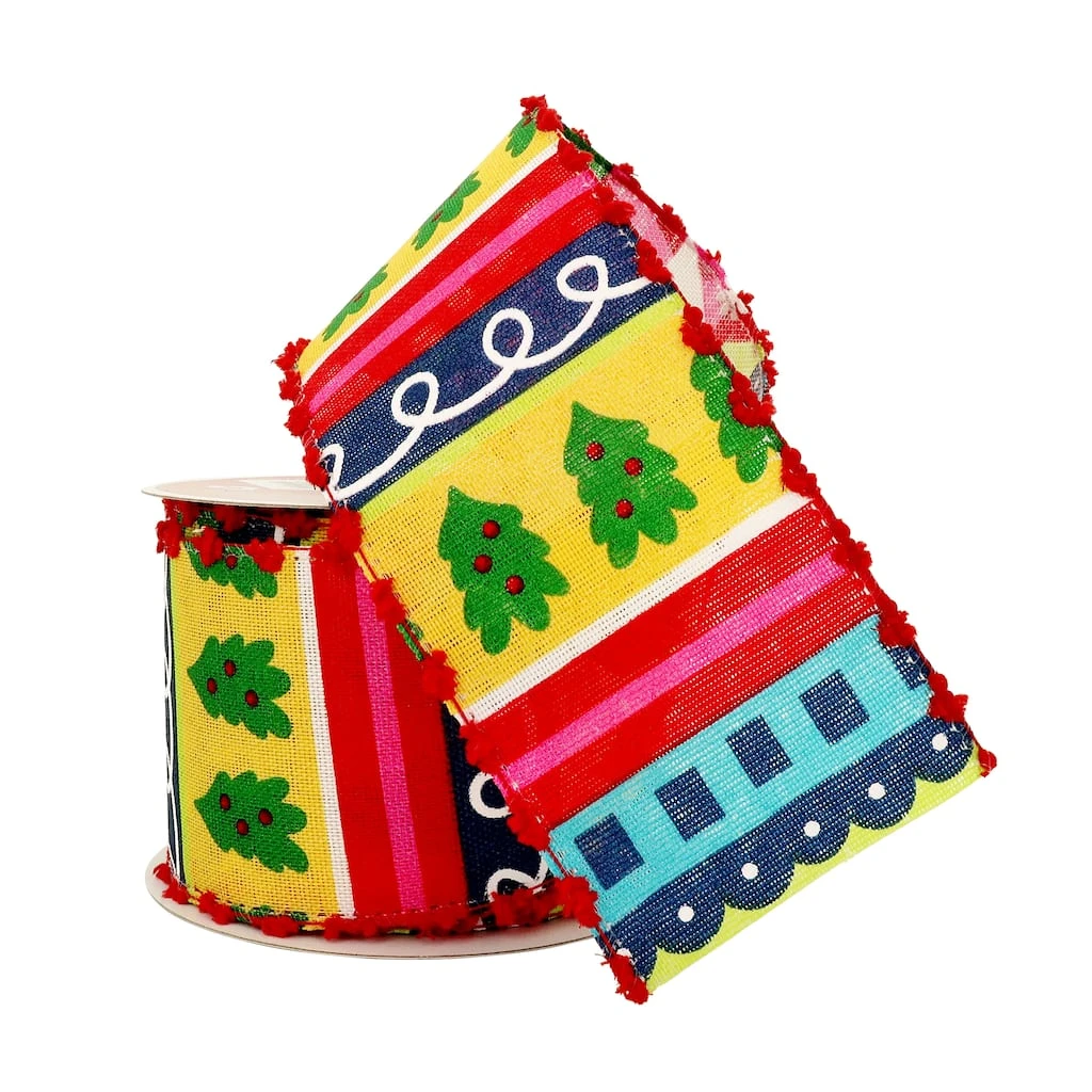 Cheap π 2.5" x 20ft. Taffeta Wired Knit Pattern Ribbon by Celebrate It™ Christmas π― 2 Cheap π 2.5" x 20ft. Taffeta Wired Knit Pattern Ribbon by Celebrate It™ Christmas π― - Image 2