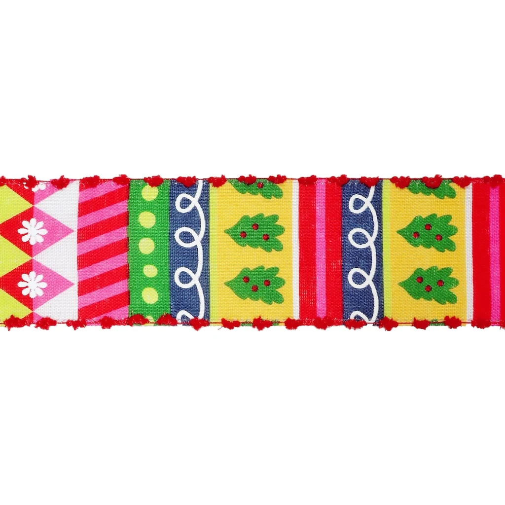Cheap π 2.5" x 20ft. Taffeta Wired Knit Pattern Ribbon by Celebrate It™ Christmas π― 3 Cheap π 2.5" x 20ft. Taffeta Wired Knit Pattern Ribbon by Celebrate It™ Christmas π― - Image 3