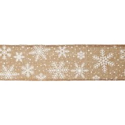 Cheap β 2.5" x 20ft. Faux Linen Wired Snowflake Ribbon by Celebrate It™ Christmas π 5 Cheap β 2.5" x 20ft. Faux Linen Wired Snowflake Ribbon by Celebrate It™ Christmas π -Celebrate It Sales Shop 10696141 3