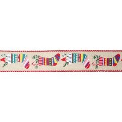 Hot Sale 🧨 1.5" x 30ft. Faux Linen Wired Stockings Ribbon by Celebrate It™ ✨ Christmas ⌛ 5 Hot Sale 🧨 1.5" x 30ft. Faux Linen Wired Stockings Ribbon by Celebrate It™ ✨ Christmas ⌛ -Celebrate It Sales Shop 10696191 3