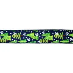 Buy ❤️ 1.5" x 30ft. Faux Linen Wired Trees Ribbon by Celebrate It™ ❄ Christmas ⭐ -Celebrate It Sales Shop 10696195 3